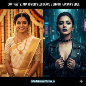 Ann Jomon’s Wedding Grace Meets Shruti Haasan’s Bold Style & 7 Things About Shruti Haasan’s Style