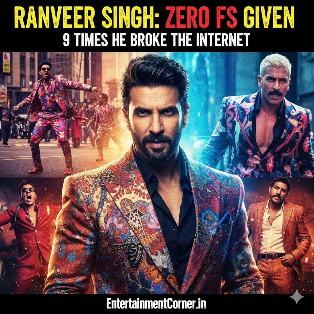 9 Times Ranveer Singh Gave Literally Zero Fs & Was Just Being Ranveer Singh: See Viral Moments