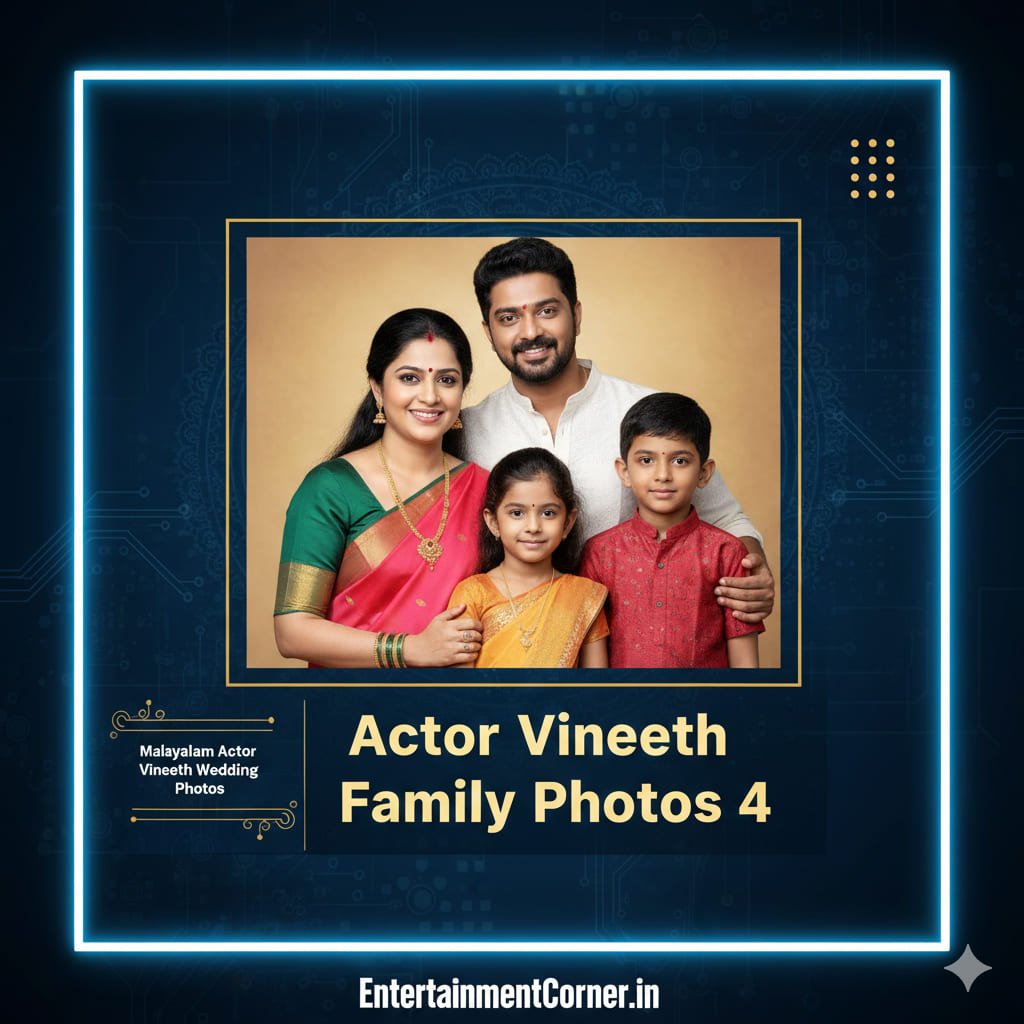 Actor Vineeth Family Photos 4 - EntertainmentCorner.in