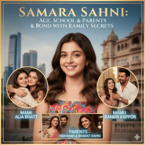 Samara Sahni with Ranbir Kapoor and Alia Bhatt - Age, School and Parents Biography