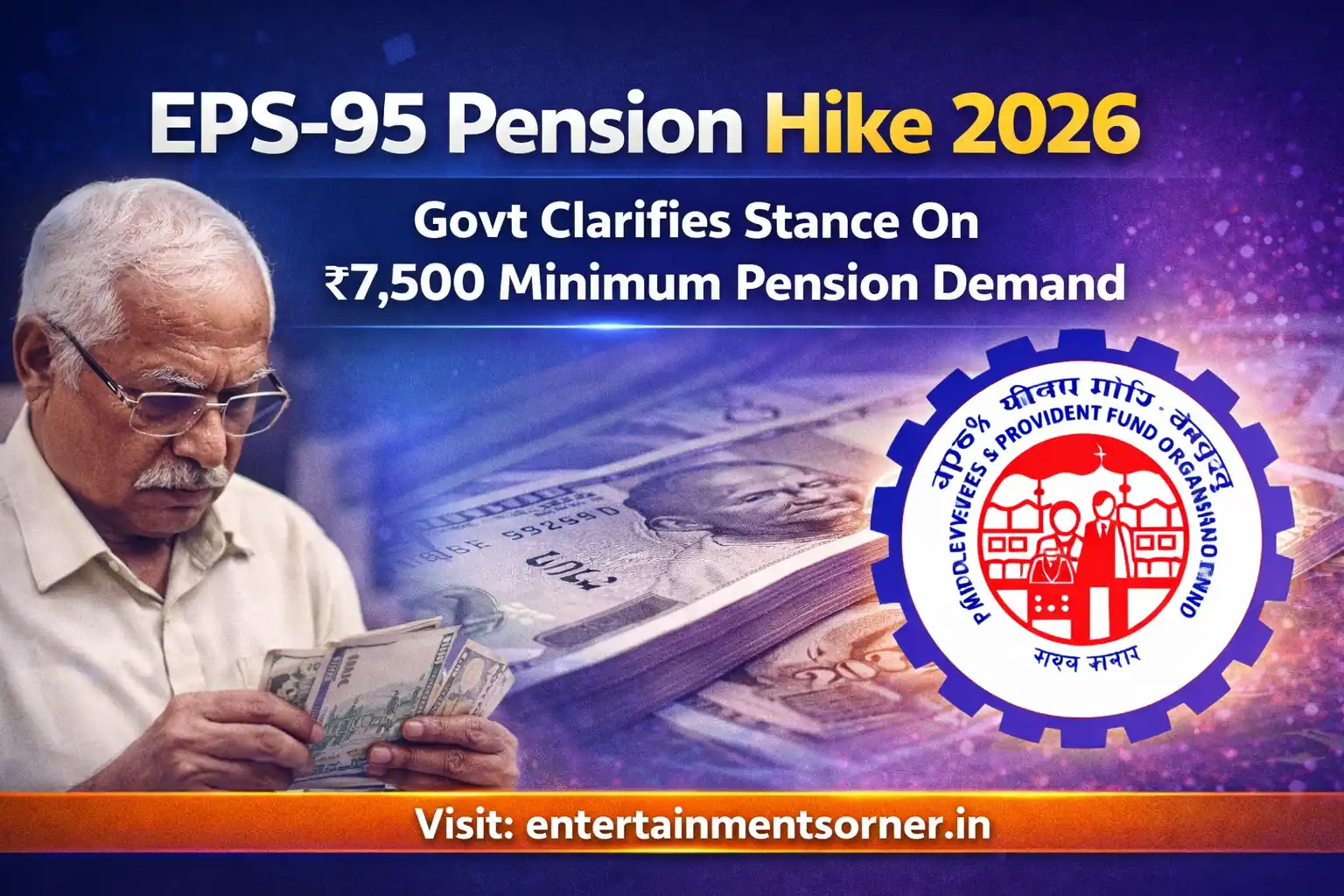 Table Comparing Current 1000 Minimum Pension vs Demanded 7500 Pension Under EPS-95