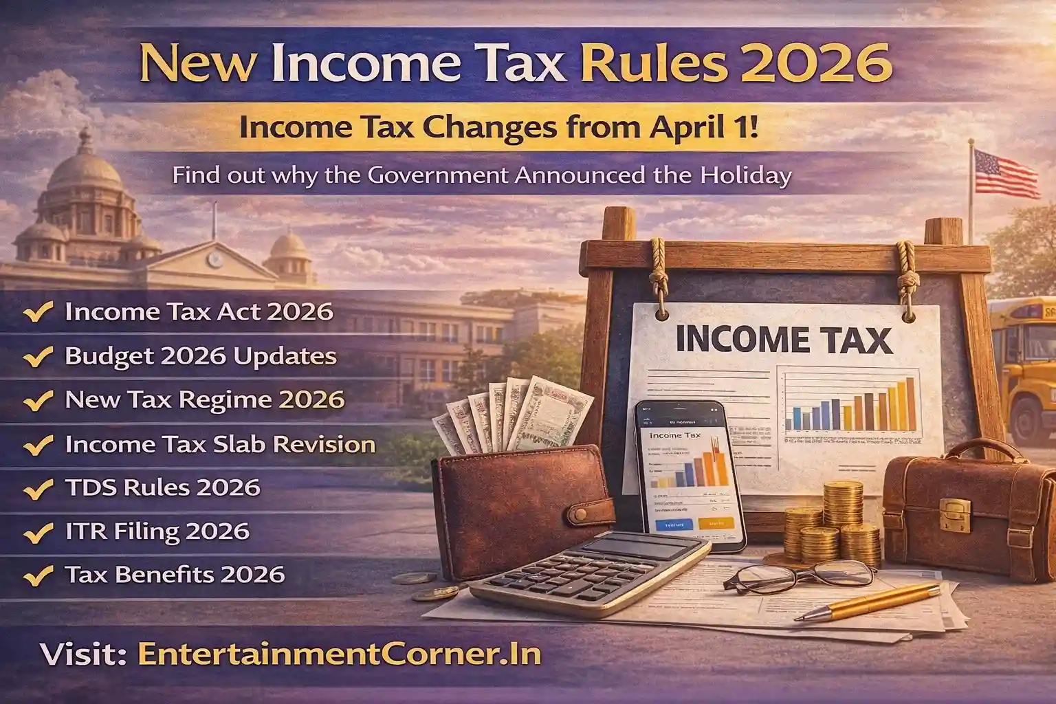 New Income Tax Rules 2026 Major Changes from April 1