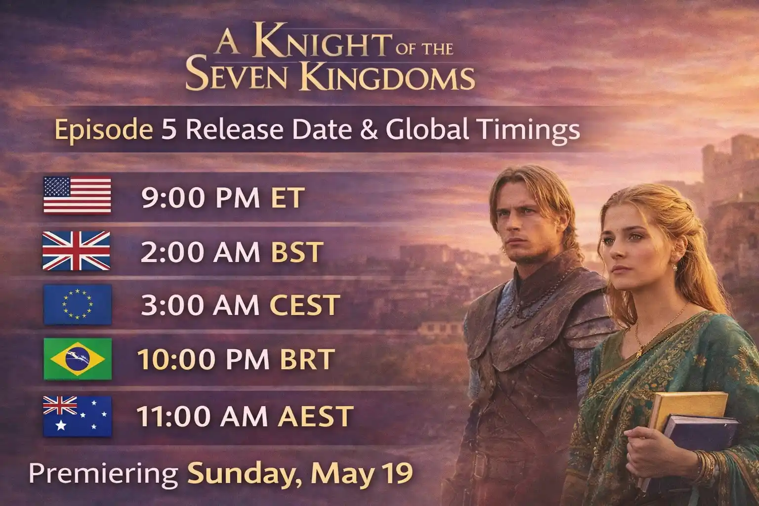 A Knight of the Seven Kingdoms Episode 5 Streaming Timings and Release Schedule