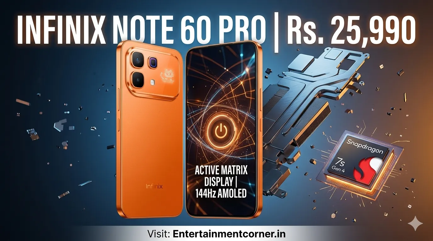Infinix Note 60 Pro Price In India 5G Smartphone Front And Back View